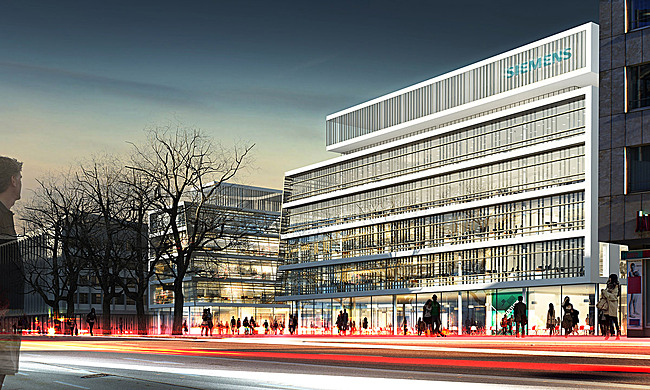 Competition-winning design for the new Siemens headquarters in Munich by Henning Larsen Architects (Image: Henning Larsen Architects)