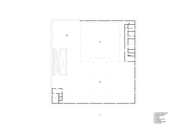 Floor plan, F02 (Image: HENN)