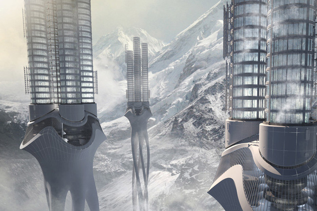 First Place: Himalaya Water Tower, Zhi Zheng, Hongchuan Zhao, Dongbai Song (China)