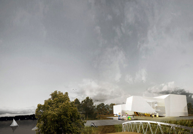 Exterior perspective (Image: Saucier + Perrotte, Architectes)