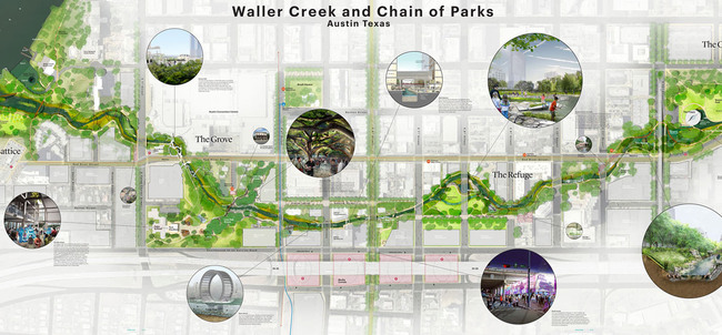 Winning team: Michael Van Valkenburgh Associates and Thomas Phifer & Associates
