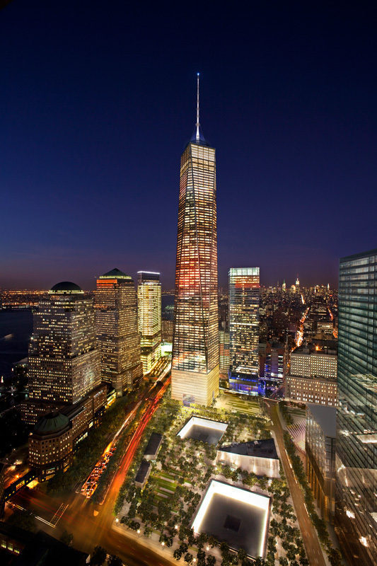 Night view from W Hotel