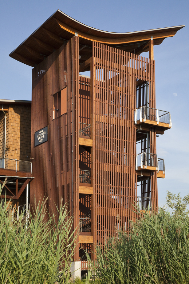 Russell W. Peterson Urban Wildlife Refuge Education Center by GWWO Architects