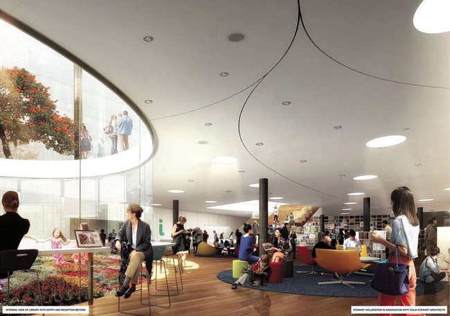 Rendering of the winning entry by Stewart Hollenstein with Colin Stewart Architects (Image courtesy of City of Sydney)