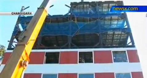 Chandigarh: 10-storey building in 48 hours - NewsX