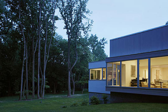 Deborah Berke Partners: Tulip Avenue House, Llewellyn Park, New Jersey, 2009