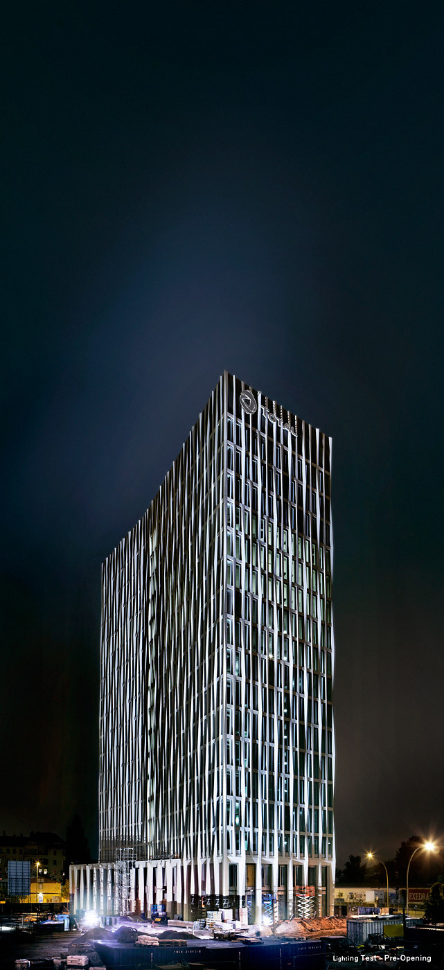 Lighting Test - Pre-Opening (Photo: Johannes Förster)