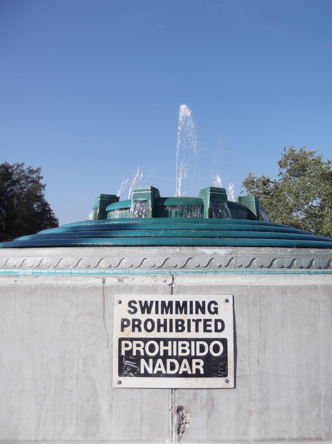 No Swimming...
