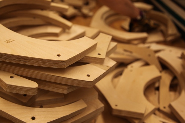 Plywood slices