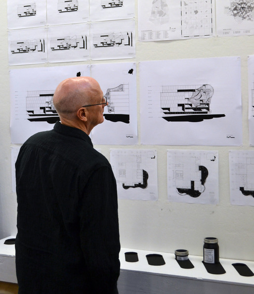 Mack Scogin of MSME peers into Cynthia Smith's parasitic addition to the Marcel Breuer library via fschlem