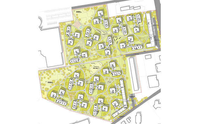 Site plan (Image: CHYBIK+KRISTOF AA / BKK-3)