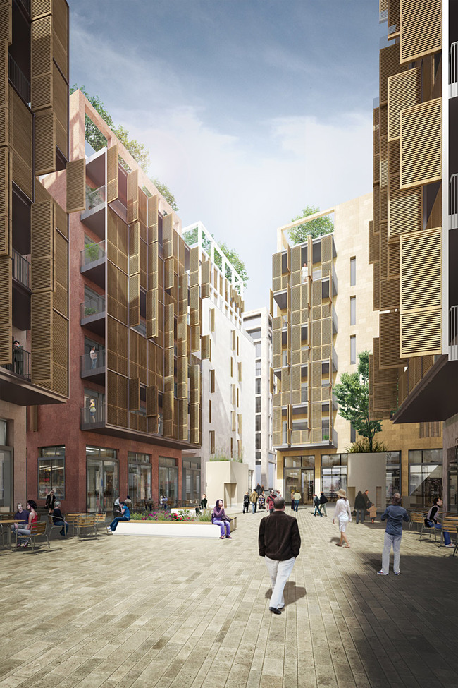 Street view rendering (Image: Allies and Morrison Architects)