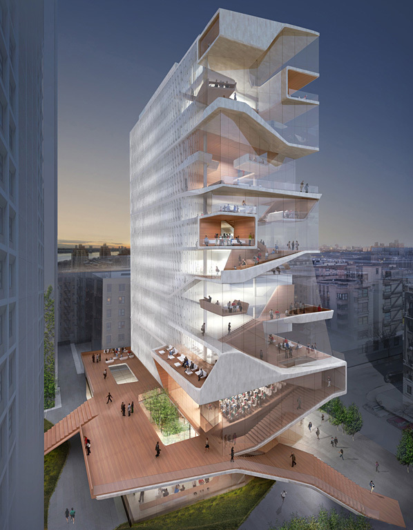 Projects Merit Award Winners: Columbia University Medical Center Education Building in New York, NY by Diller Scofidio + Renfro, Lead Designer, and Gensler, Executive Architect (Image Credit: Courtesy of Diller Scofidio + Renfro and Columbia Medical Center)