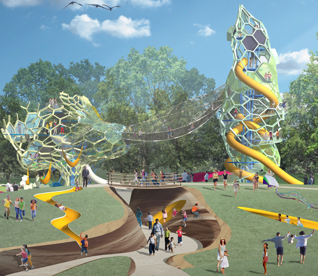 Root Down & Reach Up! AECOM, Carve & Semple Brown Design team 