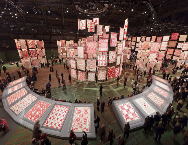 2012 AZ Award Winner - Architecture - Temporary & Demonstration: Infinite Variety: Three Centuries of Red and White Quilts by Thinc Design