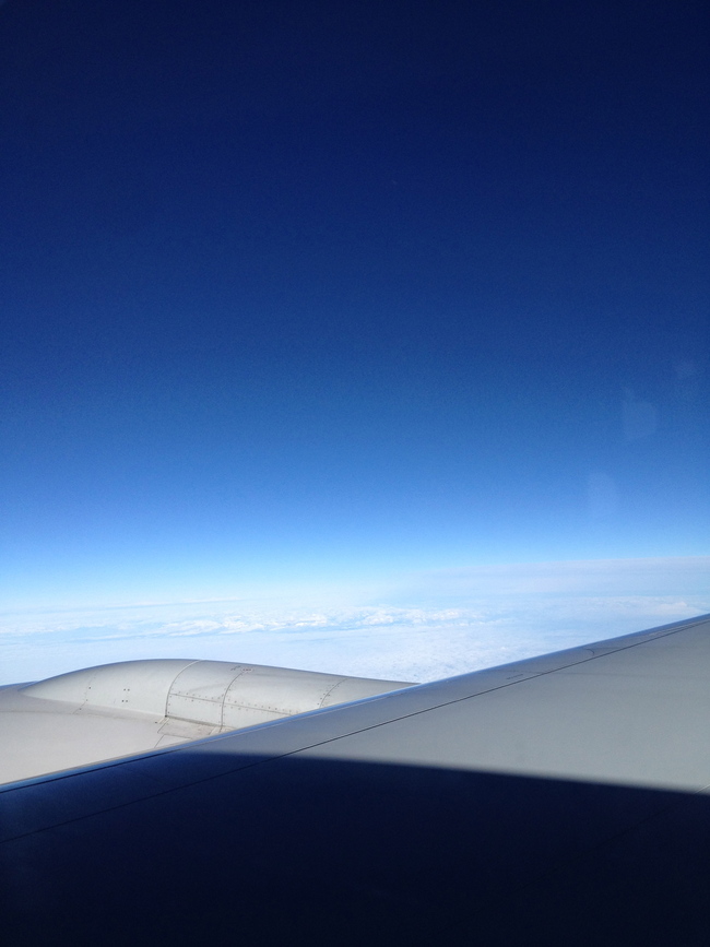 Greenland form Airplane Window