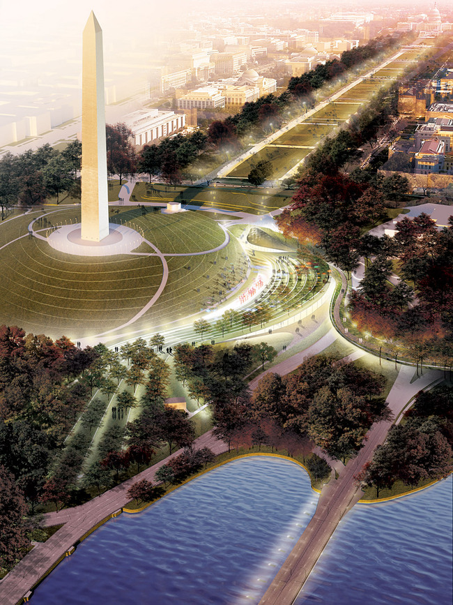 Winner Sylvan Theater on the Washington Monument Grounds: OLIN + Weiss/Manfredi