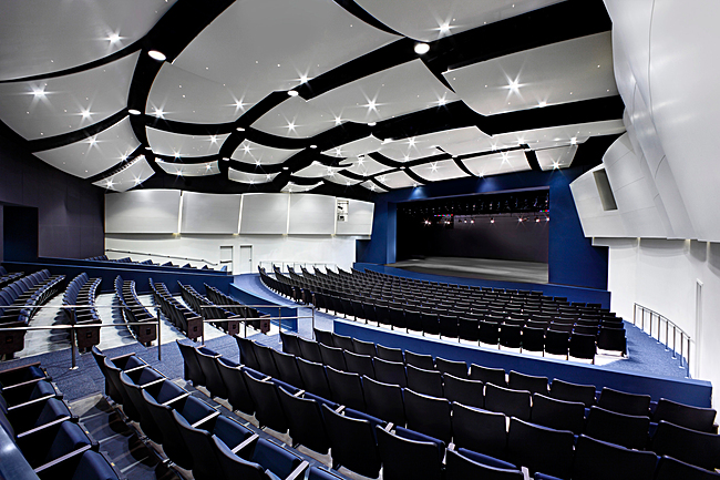The new theater at Newport Harbor High School. 