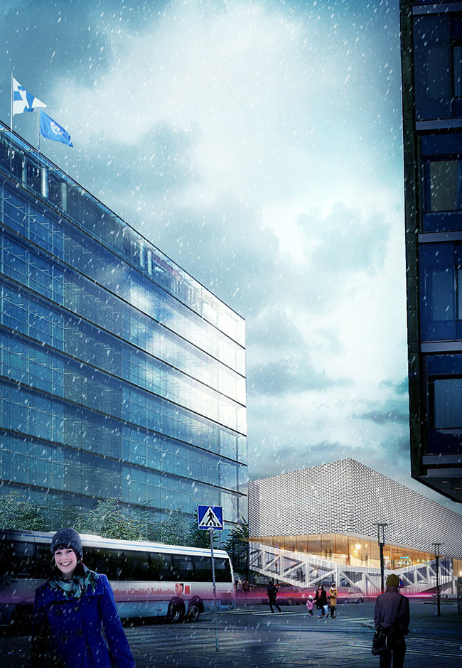 Exterior rendering (Image: OYO + office9 + Ingenium)