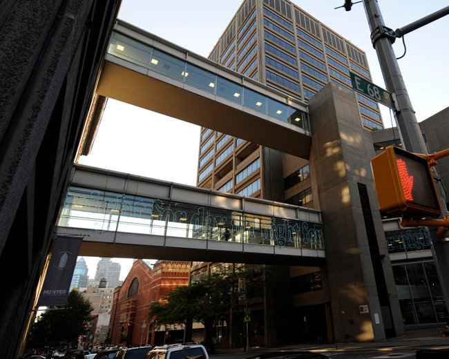 Robert Stolarik for The New York Times Mr. Franzen’s design for Hunter College’s campus on Lexington Avenue included skywalks meant to be students’ “main street.”