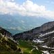 going up the mountain 