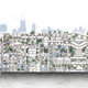 Section of one possible city-cluster (Image: PinkCloud.dk)