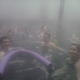 Inside the hot springs