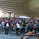 Here is a photo at the newly inaugurated Parasol by J Mayer H in Seville.