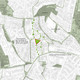 Structural Plan: Missing links are connected via the extension of a series of small scale elements used on site (transit stops, botanic boxes, and kiosks) spread along key links - along with improved sidewalks and bike lanes.