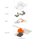 Exploded axo (Image: Saucier + Perrotte, Architectes)