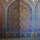 Safavid surfaces of Sheik Lotfallah Mosque photo by Derek Kaplan