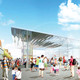 Lake pavilions (Image: James Corner Field Operations)