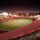 Night view of the main stadium in the XL diamond cell (Image: Henn Architekten)