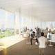 View from inhabited double skin to Finlandia Hall (Image: Kubota & Bachmann Architects+Martinez)