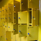 Locker quotes of famous artists at the Malmö Museum of Contemporary Art