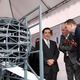 TPAC groundbreaking President Ma Ying-jeou with OMA partners Rem Koolhaas and David Gianotten. Image © OMA