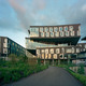 Architecture Design: Mack Scogin Merrill Elam Architects: Gates Center for Computer Science and Hillman Center for Future Generation Technologies, Pittsburgh, PA, 2009 (Photo: Timothy Hursley, Nic Lehoux, Mack Scogin Merrill Elam Architects)