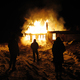 Burning house in Manitoba via Shannon