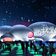 Visualization, plaza at night © MVRDV