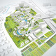 Urban Design Merit Award Winner: agri-CULTURE: Richardson Mixed Use Development in Richardson, TX by SAMOO Architecture PC, New York (Image Credit: SAMOO Architecture)