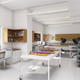 Rendering of the new textile conservation lab (Photo: Aniphase)