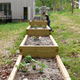 We began by properly spacing all the plants before digging any holes