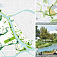 Baietan creates parks and open space supporting a matrix of habitats, recreation, and flood detention. (SOM | © Hargreaves Associates)