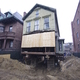 Orchard St. historic renovation shored on cribs and getting ready for new foundation via Brian Milbury