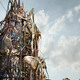 Asemic Forest - Westbahnhof Train Station, Vienna by Shahira Hammad