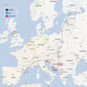 Route of Eastern Europe backpacking. Map by Jennifer Wong.