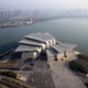 Birdview with the main entrance plaza in the foreground and Wuli Lake in the background (Photo: Pan Weijun)