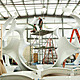 Fly’s Eye Dome restoration at Goetz Boats in Bristol, RI (Photo: Ira Garber)