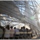 the 2011 SCI-Arc Graduation Pavilion by Oyler Wu Collaborative along with students
