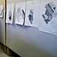 Kid Dickson reviewing our drawings.